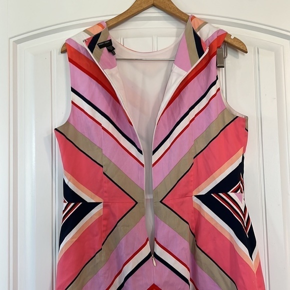 Maggy London colorful Shift Dress Size 14 - Picture 6 of 8